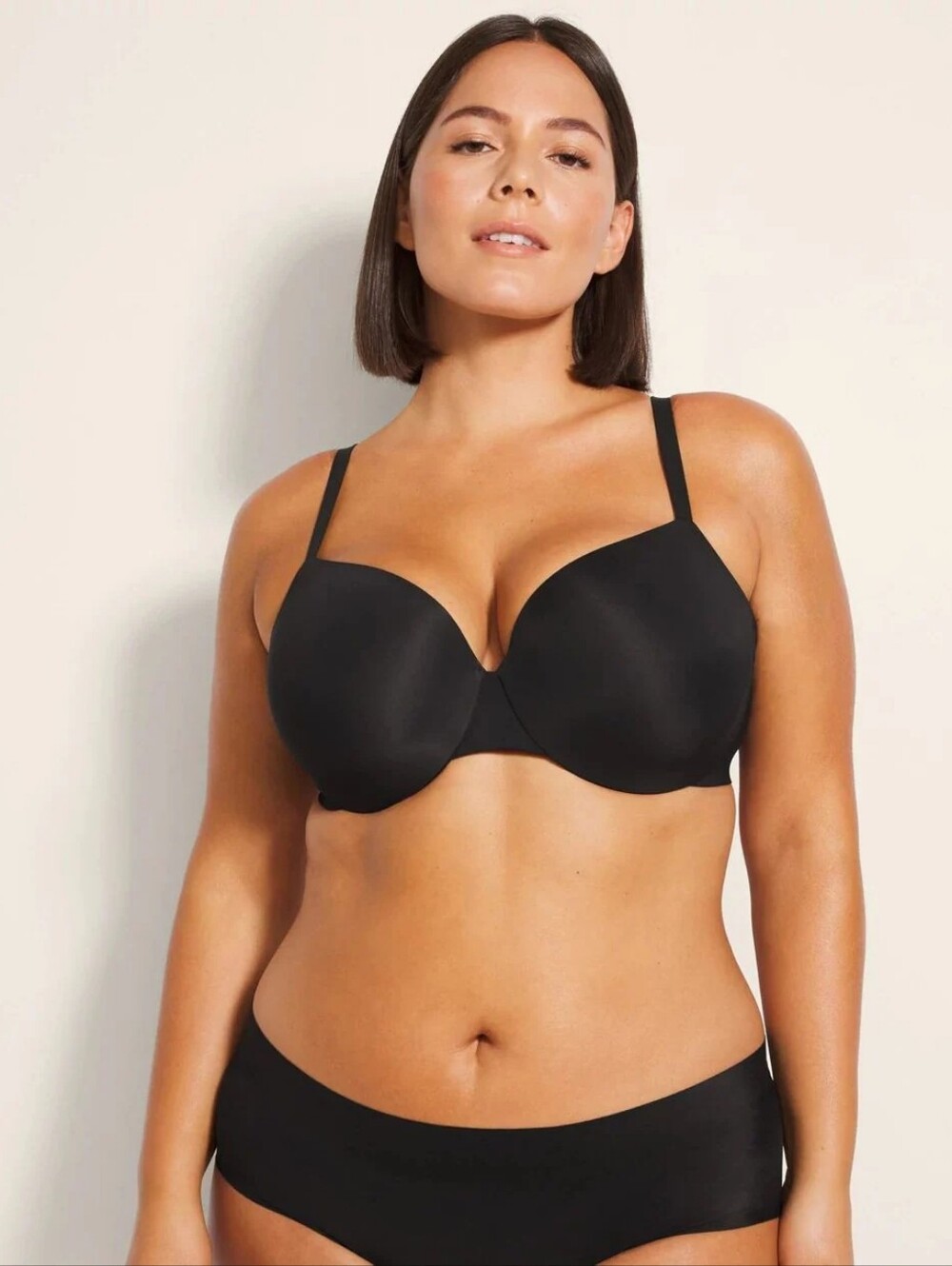 Soma Enhancing Shape Full Coverage Black Underwire Bra 38DD WL396